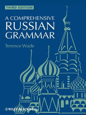 cover image of A Comprehensive Russian Grammar